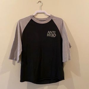 Anti Hero Skateboards Baseball Tee - Rare